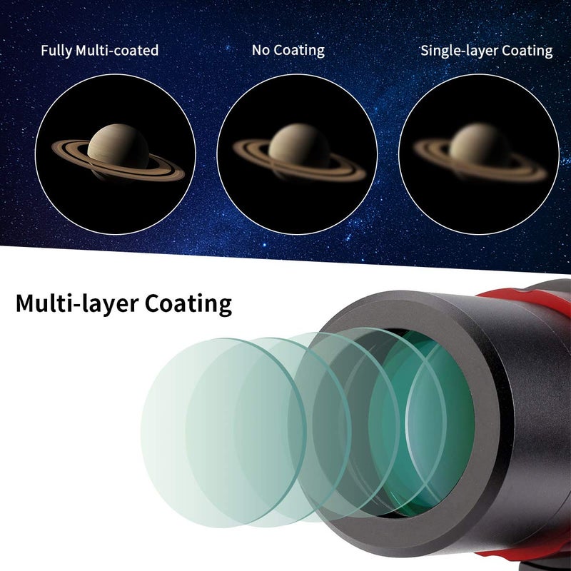 SVBONY SV165 Mini Guide Scope 30mm F4 Finder and Guide Scope for SV305C Pro, Compatible with Astronomy Telescope and ZWO QHY Orion Auto Guiding Cameras for Deep Sky Astrophotography - Image 5